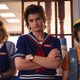 The Stranger Things crew at Scoops Ahoy.